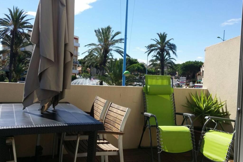 Beau T2 Climatise Avec Terrasse 100M Plage Saint-Cyprien  Εξωτερικό φωτογραφία